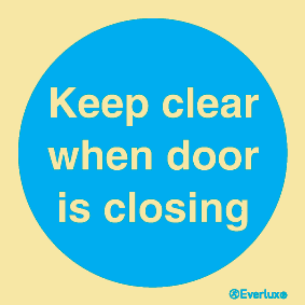 Fire control sign, Non-standard IMO, photoluminesc